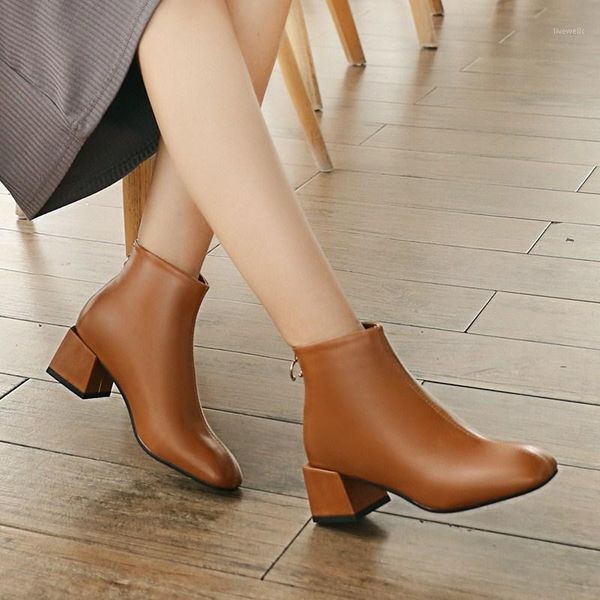 boots classics pu mid calf for women square toe retro autumn zip low heel winter ladies shoes rubber short plush1, Black
boots classics pu mid calf for women square toe retro autumn zip low heel winter ladies shoes rubber short plush1, Black