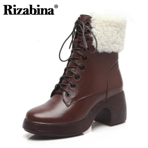 boots rizabina women snow fashion platform real leather warm fur high heel winter shoes woman plush short boot size 34-40, Black
boots rizabina women snow fashion platform real leather warm fur high heel winter shoes woman plush short boot size 34-40, Black
