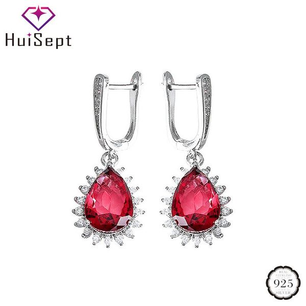 dangle & chandelier huisept luxury earrings for women 925 silver jewelry accessory water drop shape ruby zircon gemstone wedding engagement
dangle & chandelier huisept luxury earrings for women 925 silver jewelry accessory water drop shape ruby zircon gemstone wedding engagement