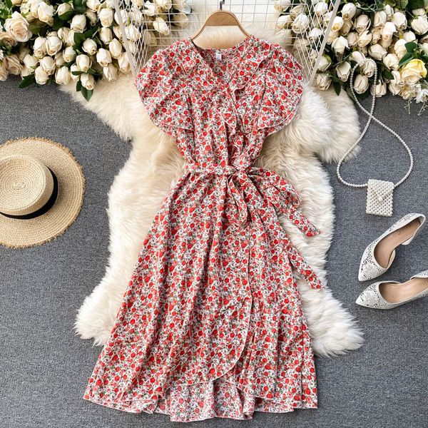2021 new singiny boho floral frilly ladies neck lace up to line dresses summer retro impression holiday dress d9o5, Black;gray
2021 new singiny boho floral frilly ladies neck lace up to line dresses summer retro impression holiday dress d9o5, Black;gray