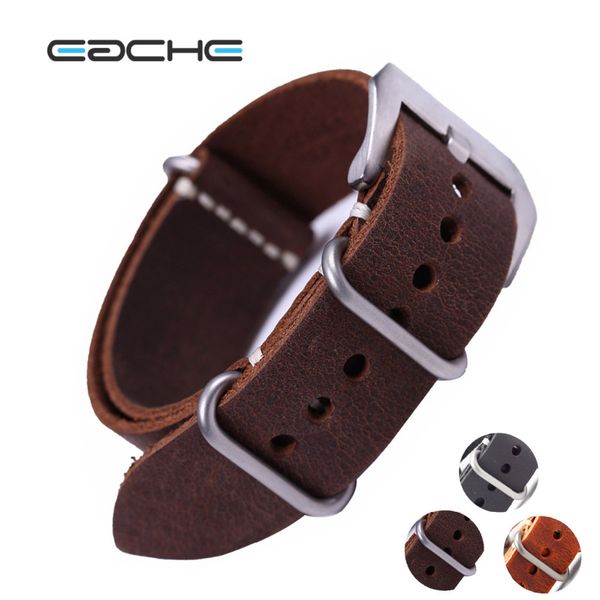 eache vintage genuine leather zulu watch straps watchband for military watch 20mm 22mm 24mm brush buckle y19052301, Black;brown
eache vintage genuine leather zulu watch straps watchband for military watch 20mm 22mm 24mm brush buckle y19052301, Black;brown