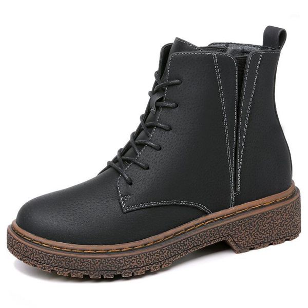 boots women pig suede ankle lace-up round toe shoes short plush warm winter for 3-1031, Black
boots women pig suede ankle lace-up round toe shoes short plush warm winter for 3-1031, Black
