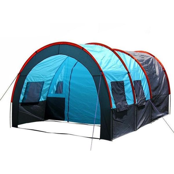 5-10 person big doule layer tunnel tent outdoor camping family party hiking fishing tourist tent house
5-10 person big doule layer tunnel tent outdoor camping family party hiking fishing tourist tent house