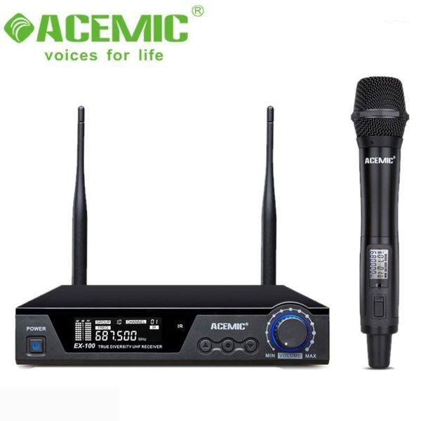acemic ex-100 true diversity uhf receiption wireless microphone handheld/bodypack/plug-on microphone for stage performance1
acemic ex-100 true diversity uhf receiption wireless microphone handheld/bodypack/plug-on microphone for stage performance1