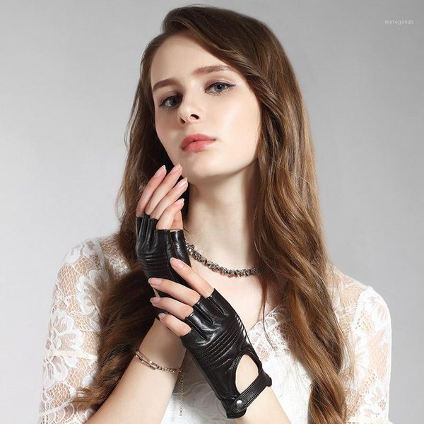 five fingers gloves 2021 genuine leather women semi-finger female spring autumn thin style half driving sheepskin 15391, Blue;gray
five fingers gloves 2021 genuine leather women semi-finger female spring autumn thin style half driving sheepskin 15391, Blue;gray