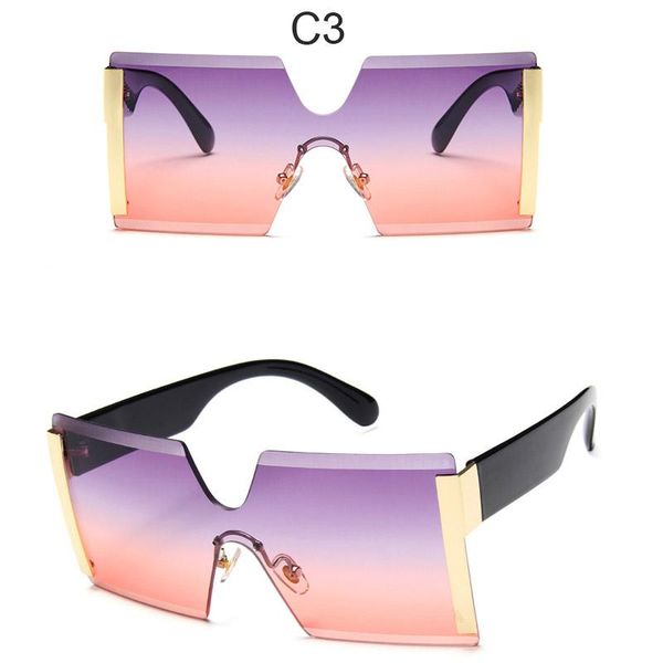 2020 new big frame oversize sunglasses women brand designer rimless square shades vintage fashion gradient clear sun glasses sqclmv pingtoy, Blue
2020 new big frame oversize sunglasses women brand designer rimless square shades vintage fashion gradient clear sun glasses sqclmv pingtoy, Blue
