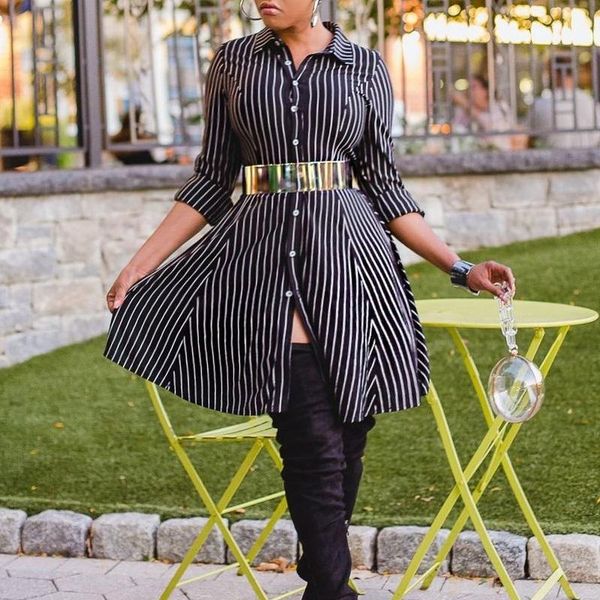 casual dresses women fashion striped colorblock long sleeve ruffles shirt dress, Black;gray
casual dresses women fashion striped colorblock long sleeve ruffles shirt dress, Black;gray