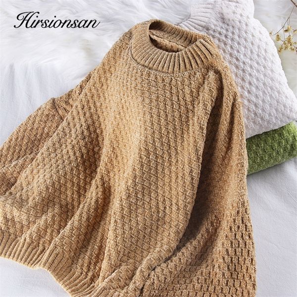 hirsionsan chenille lantern sleeve solid sweater women christmas knitted loose o neck warm jumper oversize short basic pullovers 201222, White;black
hirsionsan chenille lantern sleeve solid sweater women christmas knitted loose o neck warm jumper oversize short basic pullovers 201222, White;black