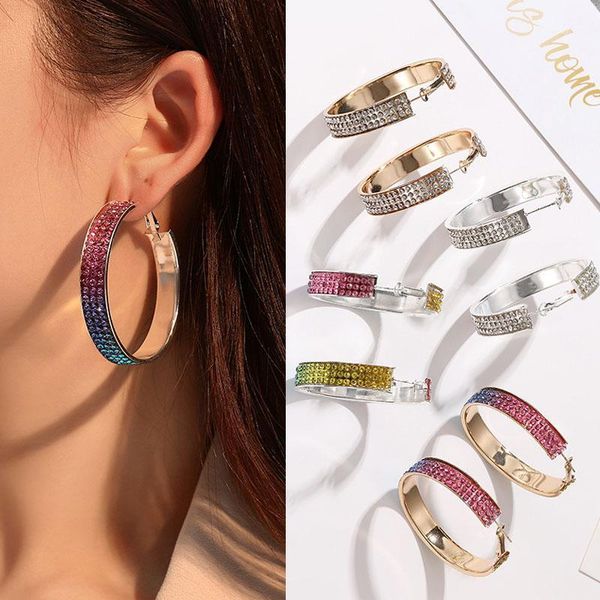 52mm 65mm 73mm 75mm crystal rhinestone earrings simple earring big circle gold color party round hoop earrings for women jewelry1, Golden;silver
52mm 65mm 73mm 75mm crystal rhinestone earrings simple earring big circle gold color party round hoop earrings for women jewelry1, Golden;silver