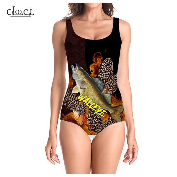 cloocl 2021 popular walleye fishing 3d printed summer sleeveless women swimsuit fashion swimsuits beach one piece swimwear, White;black
cloocl 2021 popular walleye fishing 3d printed summer sleeveless women swimsuit fashion swimsuits beach one piece swimwear, White;black