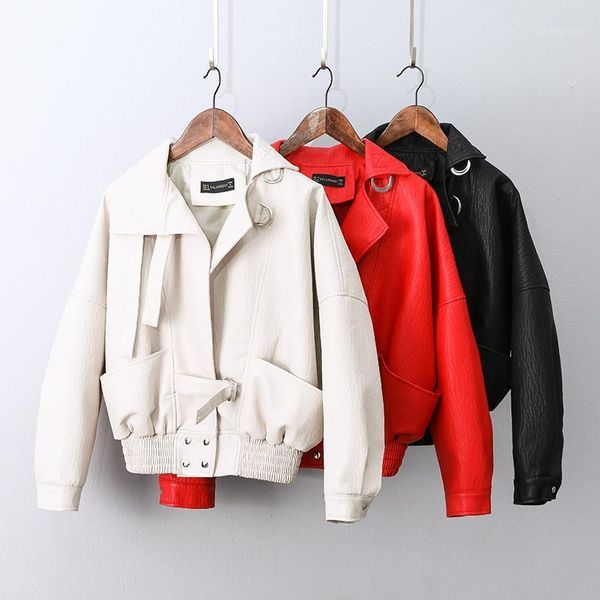 2020 new spring autumn women short faux pu jacket slim fashion biker outwear motorcycle faux leather jacket casual coat1, Black
2020 new spring autumn women short faux pu jacket slim fashion biker outwear motorcycle faux leather jacket casual coat1, Black