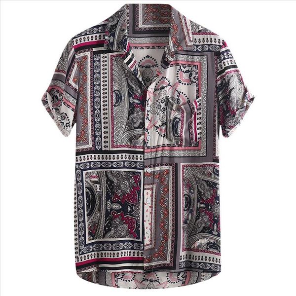 short sleeve shirts blouse shirts hawaiian vintage ethnic printed turn down collar short sleeve loose casual shirts y3, White;black
short sleeve shirts blouse shirts hawaiian vintage ethnic printed turn down collar short sleeve loose casual shirts y3, White;black