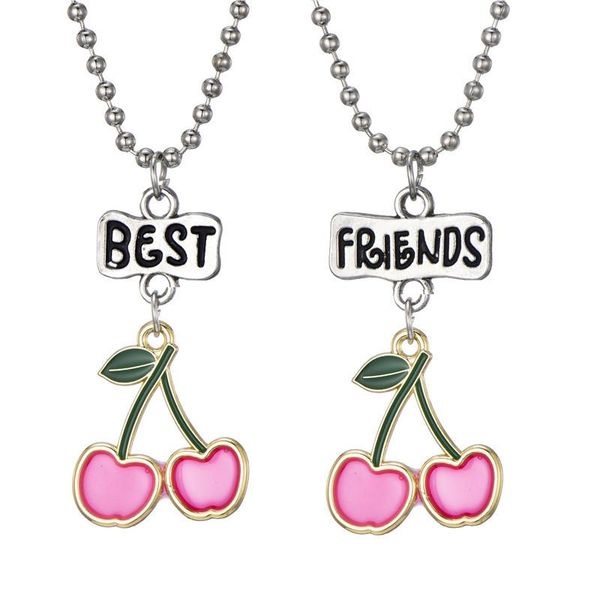 friends necklace for 2pcs set fashion chain jewelry cute cherry shape pendant for women girls bff birthday gift, Silver
friends necklace for 2pcs set fashion chain jewelry cute cherry shape pendant for women girls bff birthday gift, Silver