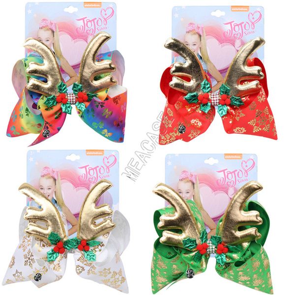 2020 6.7 inch jojo siwa hair bows christmas golden elk horns hairpin diamond hair clips child kids hairclips hair accessory favor d92202, Slivery;white
2020 6.7 inch jojo siwa hair bows christmas golden elk horns hairpin diamond hair clips child kids hairclips hair accessory favor d92202, Slivery;white