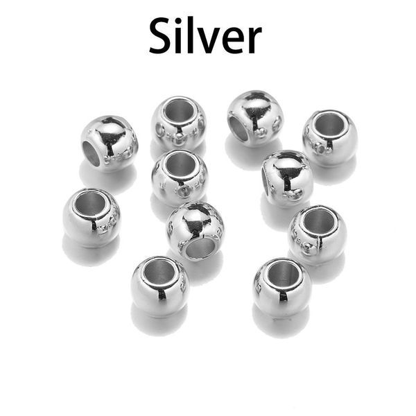 100pcs dia 4 6 8 10 12mm big hole beads rose gold rhodium color spacer beads for diy jewelry making ccb h jllosg 
100pcs dia 4 6 8 10 12mm big hole beads rose gold rhodium color spacer beads for diy jewelry making ccb h jllosg