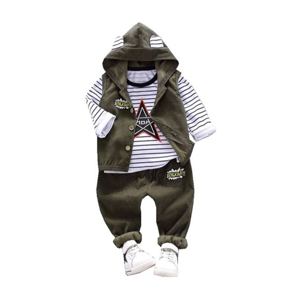 spring autumn children baby casual hooded vest pants 3pcs/sets infant sports clothes outfit toddler suits boys kids tracksuits 201126, White
spring autumn children baby casual hooded vest pants 3pcs/sets infant sports clothes outfit toddler suits boys kids tracksuits 201126, White
