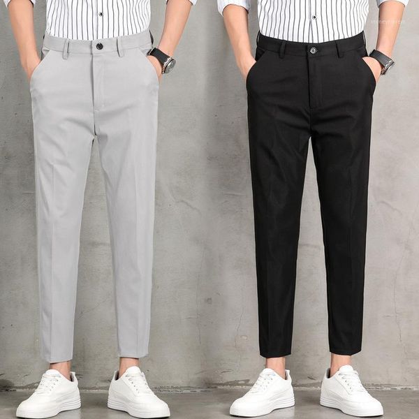 2020 summer new suit pants men's straight nine points casual pants trend fashion slim student trousers men's clothing1, White;black
2020 summer new suit pants men's straight nine points casual pants trend fashion slim student trousers men's clothing1, White;black