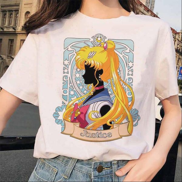 2021 new sailor moon t shirt women harajuku ullzang t shirt 90s cute printed tshirt grunge korean style tees female, White
2021 new sailor moon t shirt women harajuku ullzang t shirt 90s cute printed tshirt grunge korean style tees female, White
