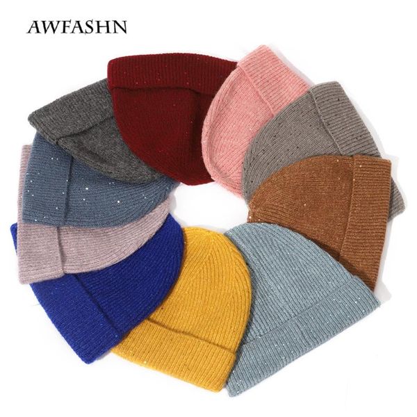 beanie/skull caps 2021brand women sequined pure color cashmere knitted hat soft and warm thick winter cap female solid gorro skullies beanie, Blue;gray
beanie/skull caps 2021brand women sequined pure color cashmere knitted hat soft and warm thick winter cap female solid gorro skullies beanie, Blue;gray