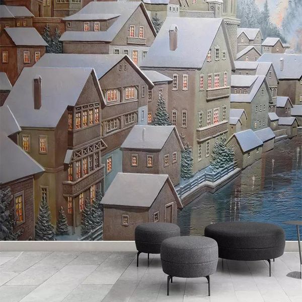 custom wall cloth embossed cottage european architecture p 3d mural wallpaper living room sofa wall home decor covering
custom wall cloth embossed cottage european architecture p 3d mural wallpaper living room sofa wall home decor covering