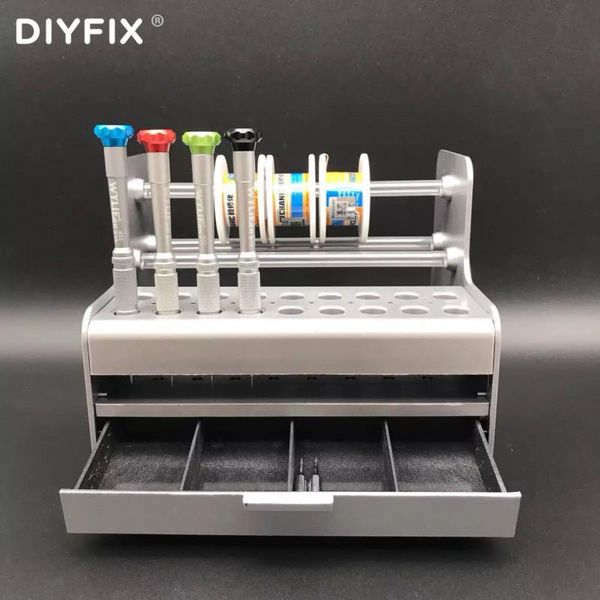 DIYFIX PC Maintenance Component Box Mainframe Parts Storage Box Repair Tool Screwdrive Tweezers Storage Rack Desk-receiver
DIYFIX PC Maintenance Component Box Mainframe Parts Storage Box Repair Tool Screwdrive Tweezers Storage Rack Desk-receiver