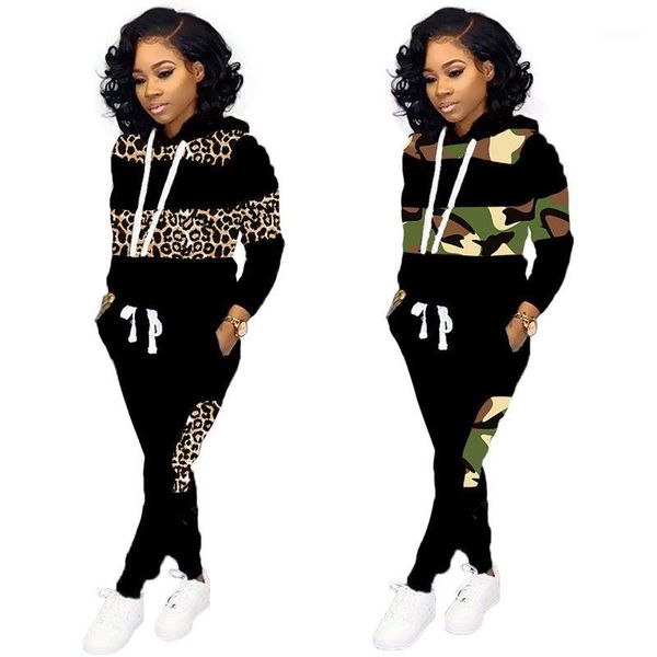 2020 new autumn woman suit style model solid-color camouflage leopard print hoodie women & drawstring trousers 2 piece set1, Gray
2020 new autumn woman suit style model solid-color camouflage leopard print hoodie women & drawstring trousers 2 piece set1, Gray