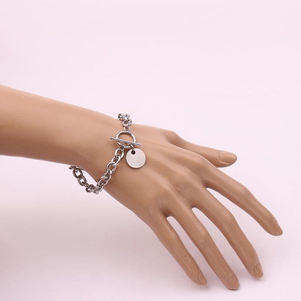 women men o chain bracelet jewelry round tag bracelet female alloy bangle for couples chain & link bracelets for friends, Black
women men o chain bracelet jewelry round tag bracelet female alloy bangle for couples chain & link bracelets for friends, Black