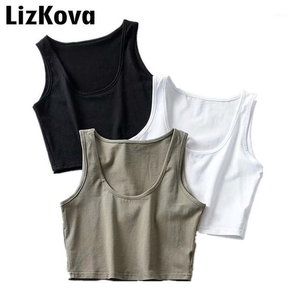 2020 summer beach cropped sleeveless t-shirt round neck vest solid color1, White
2020 summer beach cropped sleeveless t-shirt round neck vest solid color1, White