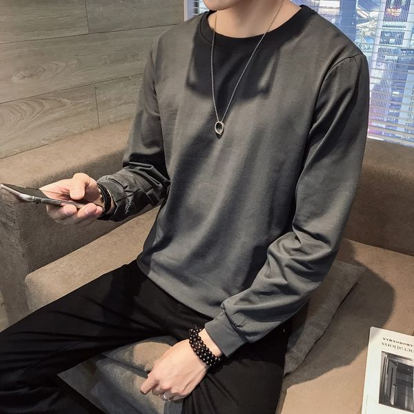 new autumn style men's solid color crew neck large long sleeve t-shirt for men pullover pullover pulloverpulloverand korea slim fit lar, Blue
new autumn style men's solid color crew neck large long sleeve t-shirt for men pullover pullover pulloverpulloverand korea slim fit lar, Blue