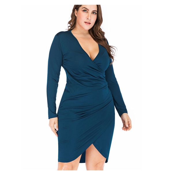 factory direct sales fashion plus size women's v-neck pleated dress with hip one step skirt women, White;black
factory direct sales fashion plus size women's v-neck pleated dress with hip one step skirt women, White;black