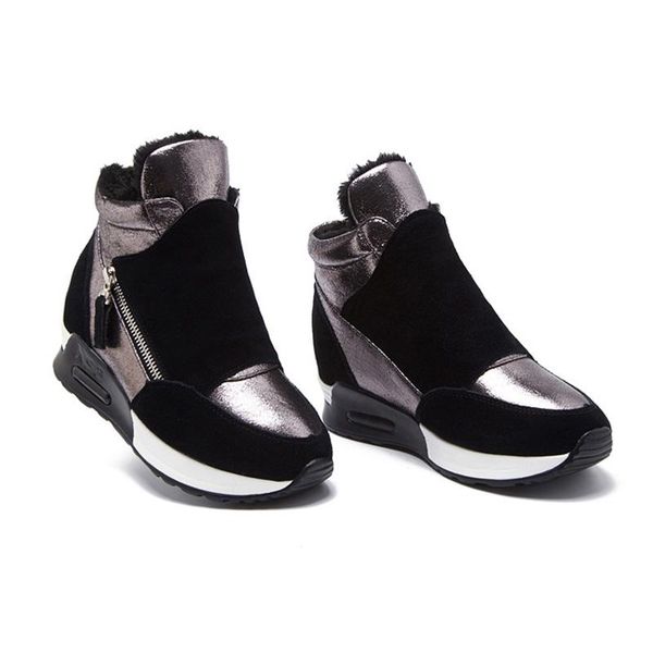 2020 new spring shoes suede leather boots women winter shoes fashion ins women sneakers height increasing snow boots, Black
2020 new spring shoes suede leather boots women winter shoes fashion ins women sneakers height increasing snow boots, Black