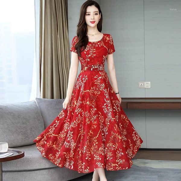women printing party dress 2019 popular short sleeve long vestidos women elegant spring summer dress1, Black;gray
women printing party dress 2019 popular short sleeve long vestidos women elegant spring summer dress1, Black;gray