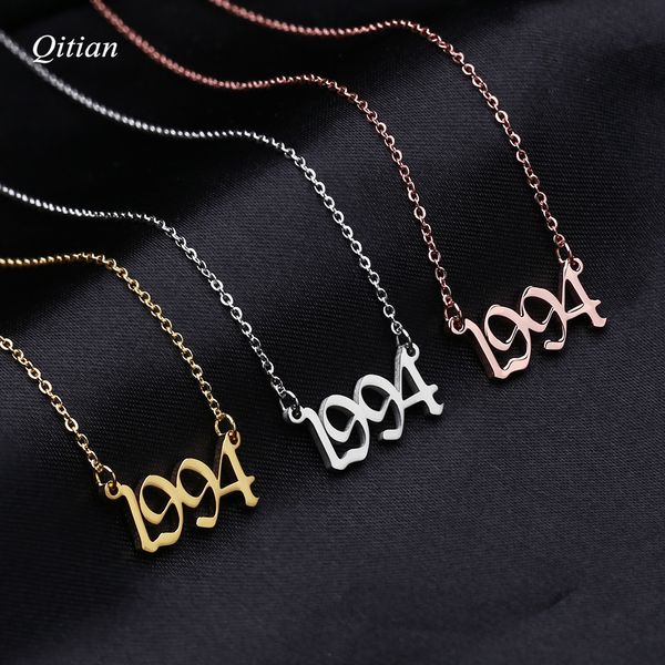 old english year necklace roma number date custom necklaces & pendants stainless steel personalized choker jewelry q1113, Silver
old english year necklace roma number date custom necklaces & pendants stainless steel personalized choker jewelry q1113, Silver