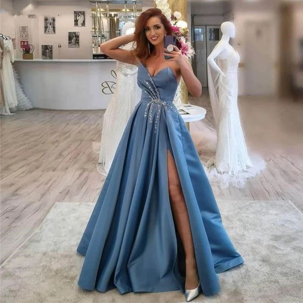 blue satin princess princess платья выпускного вечера 2021 a-line astreatheart шеи из бисера элегантные сексуальные партии платья сплит пере, Black
blue satin princess princess платья выпускного вечера 2021 a-line astreatheart шеи из бисера элегантные сексуальные партии платья сплит пере, Black