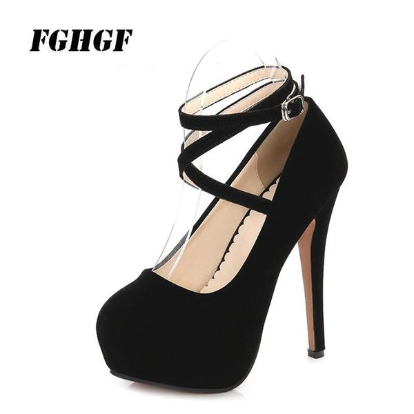 dress shoes plus-size high heels summer's cross-lacing women's club party wedding bridesmaids 14 cm size code 35-46, Black
dress shoes plus-size high heels summer's cross-lacing women's club party wedding bridesmaids 14 cm size code 35-46, Black