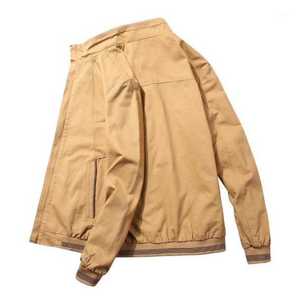 2020 men's new spring and autumn leisure collar jacket youth solid color cotton handsome jacket1, Black;brown
2020 men's new spring and autumn leisure collar jacket youth solid color cotton handsome jacket1, Black;brown