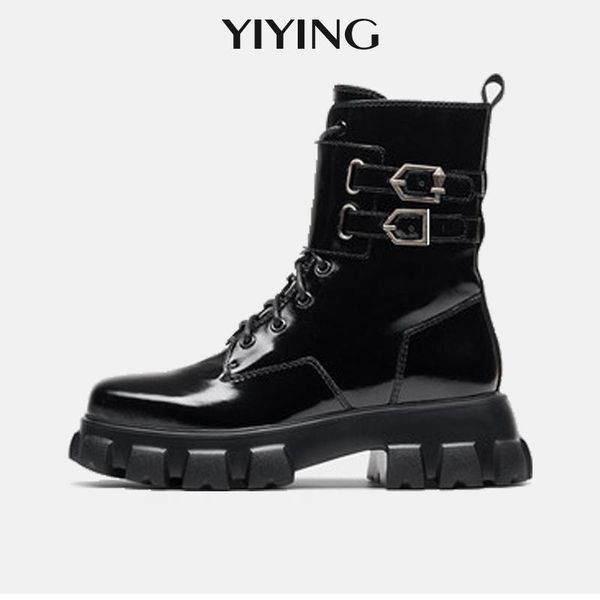 boots black patent leather chunky woman 2021 brand designer double buckle motorcycle for women winter warm boot female
boots black patent leather chunky woman 2021 brand designer double buckle motorcycle for women winter warm boot female