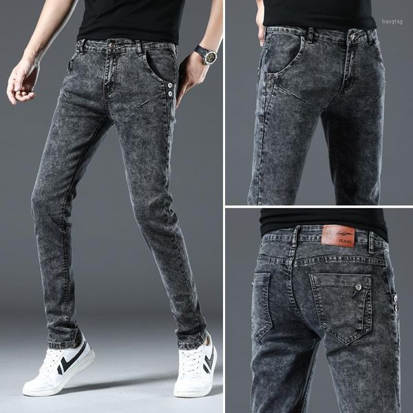 slim fit jeans for men new slim fit jeans with small feet casual lightweight full length streetwear1, Blue
slim fit jeans for men new slim fit jeans with small feet casual lightweight full length streetwear1, Blue