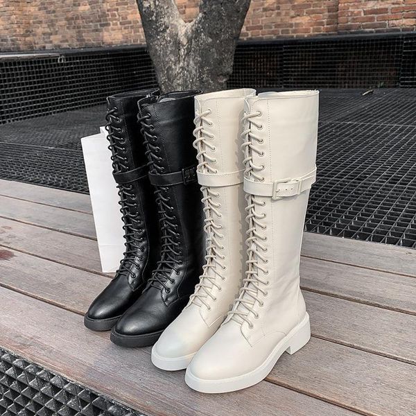 boots lace up motorcycle women pu leather shoes solid stovepipe long tube botte buckle band slim knee-high botas de mujer 20211, Black
boots lace up motorcycle women pu leather shoes solid stovepipe long tube botte buckle band slim knee-high botas de mujer 20211, Black