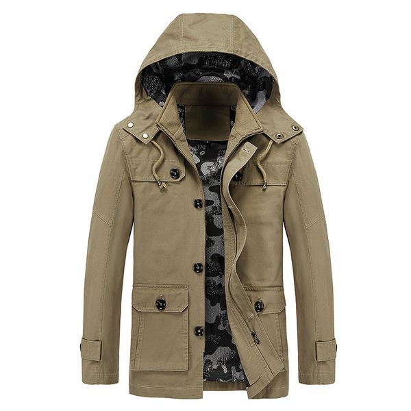 autumn and winter 2020 new leisure large size thin versatile medium length windbreaker jacket men's wear, Black;brown
autumn and winter 2020 new leisure large size thin versatile medium length windbreaker jacket men's wear, Black;brown
