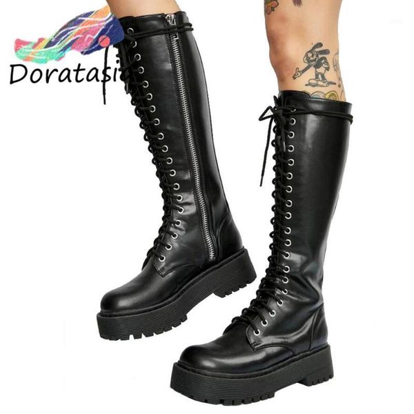 boots doratasia arrival female zipper cross tied platform women stylish design spring autumn shoes woman1, Black
boots doratasia arrival female zipper cross tied platform women stylish design spring autumn shoes woman1, Black