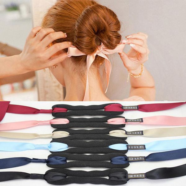 fashion women hair accessories new curls head band maker magic making tool ribbon bowknot bun maker, Brown
fashion women hair accessories new curls head band maker magic making tool ribbon bowknot bun maker, Brown