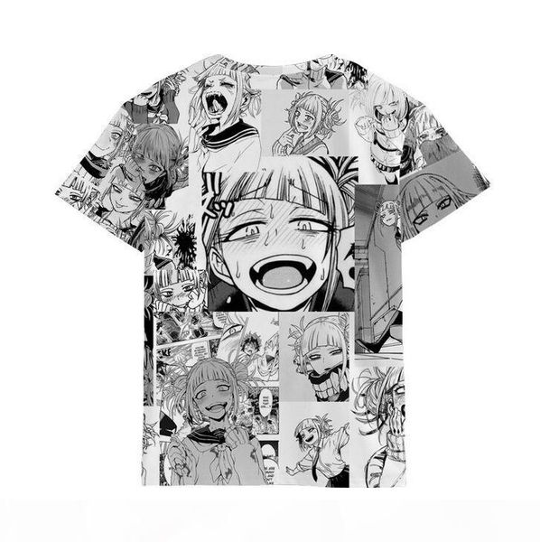 my hero academia himiko toga printed short-sleeved t-shirt summer trend funny clothes short sleeves, White;black
my hero academia himiko toga printed short-sleeved t-shirt summer trend funny clothes short sleeves, White;black
