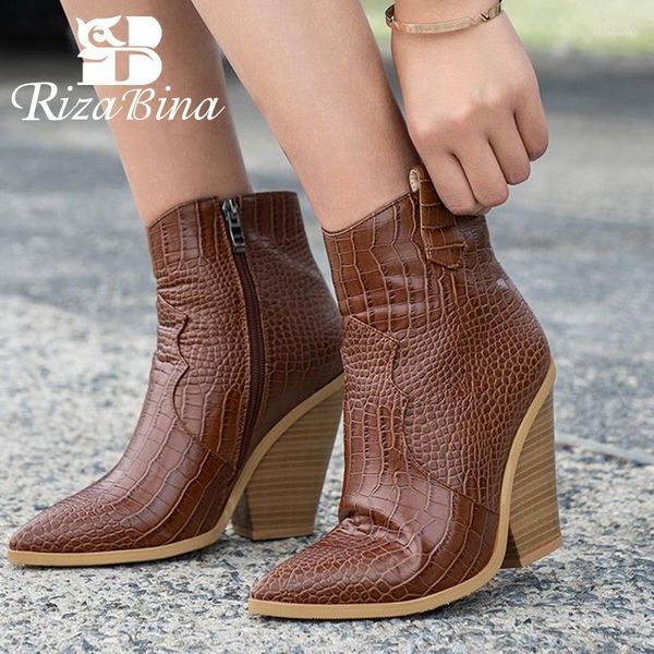boots rizabina ankle women thick fur warm fashion shoes high heels short botas office ladies footwear plus size 33-461, Black
boots rizabina ankle women thick fur warm fashion shoes high heels short botas office ladies footwear plus size 33-461, Black