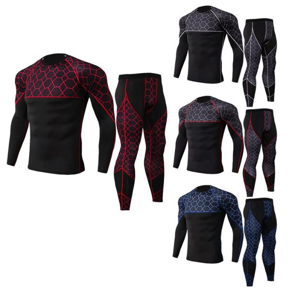 running sets quick dry men's thermal underwear compression sport suits basketball tights clothes gym fitness jogging sportswe, Black;blue
running sets quick dry men's thermal underwear compression sport suits basketball tights clothes gym fitness jogging sportswe, Black;blue