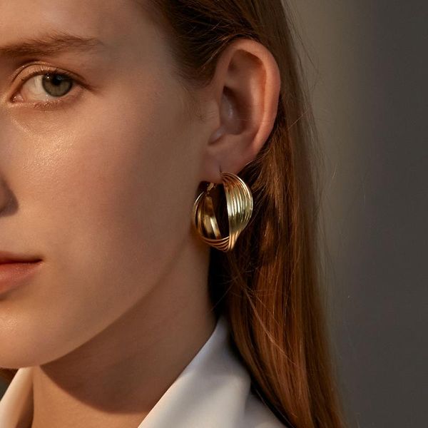 hoop & huggie blijery 2021 multilayer metal circle earring for women brincos gold color geometric statement earrings jewelry gift, Golden;silver
hoop & huggie blijery 2021 multilayer metal circle earring for women brincos gold color geometric statement earrings jewelry gift, Golden;silver