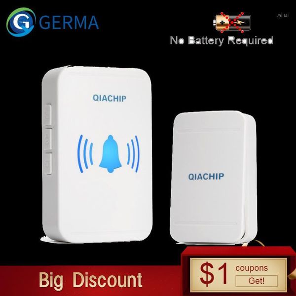 germa self-powered home waterproof wireless doorbell no battery led light 200m home bell 38 melodies 4 levels volume door bell1
germa self-powered home waterproof wireless doorbell no battery led light 200m home bell 38 melodies 4 levels volume door bell1