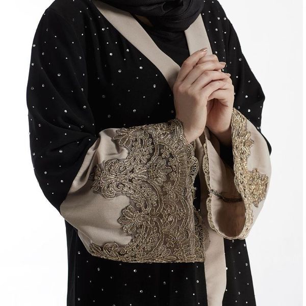 fashion muslim caidigan lace beading robe muslim turkish dubai embroider open abaya arab outwear with blet1, Red
fashion muslim caidigan lace beading robe muslim turkish dubai embroider open abaya arab outwear with blet1, Red