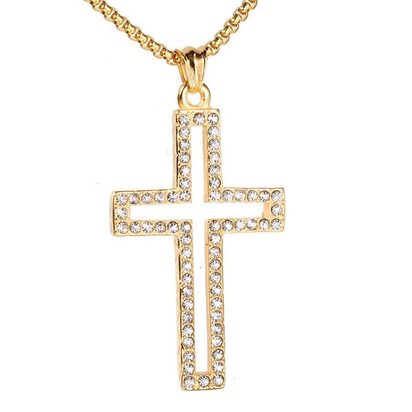 fashion design necklace pendant luxury jewelry cross hanging hip hop men and women rap, Silver
fashion design necklace pendant luxury jewelry cross hanging hip hop men and women rap, Silver