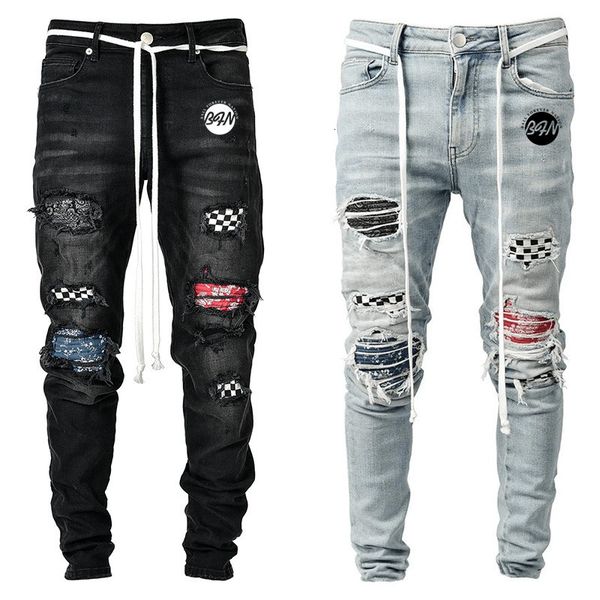 2021 new men's thin casual pants p04x, Blue